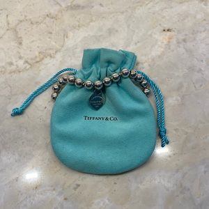 Sterling Silver Tiffany & Co. 7.5inch Ball Bracelet AG925